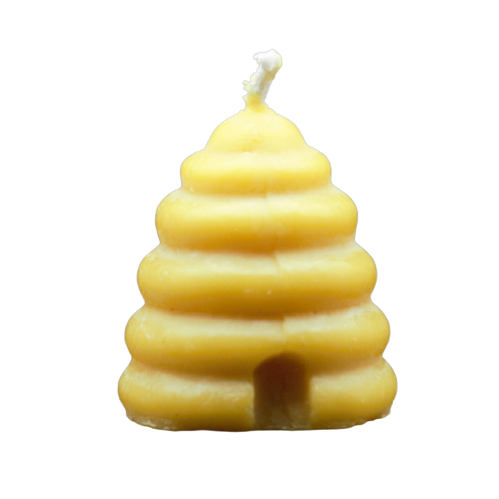 Small beehive candle